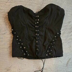 Princess Polly Black Bustier